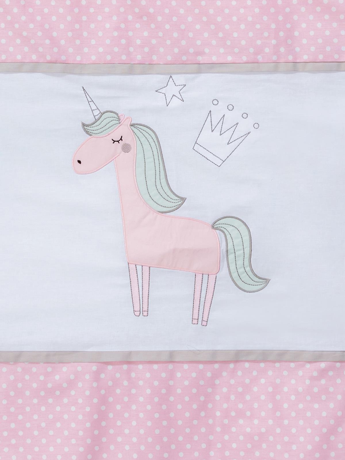 Tiffany Unicorn 3'lü Tek Kişilik Nevresim Takımı