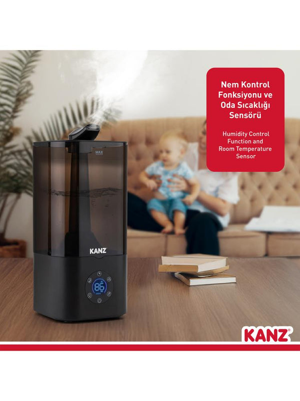 Kanz Uzaktan Kumandalı Dijital Soğuk Buhar Makinesi Hava Nemlendirici