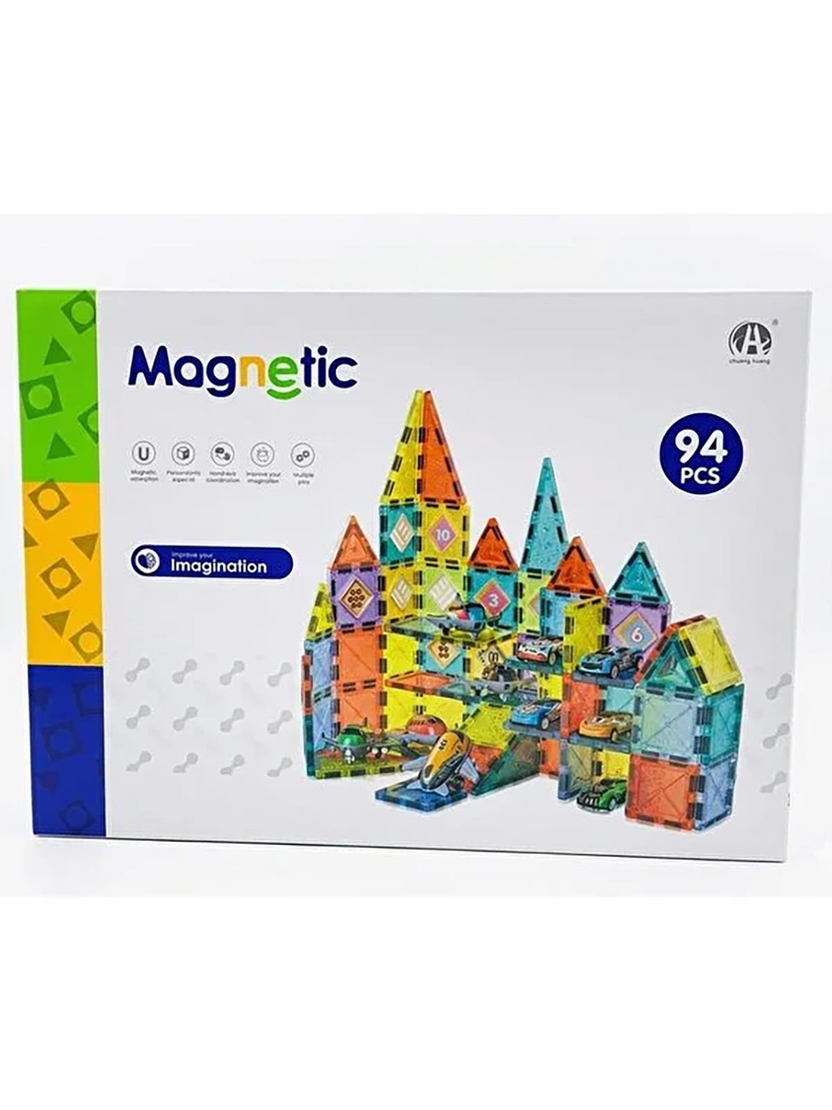 Magnetic Manyetik Bloklar 94 Parça 5.5 Cm