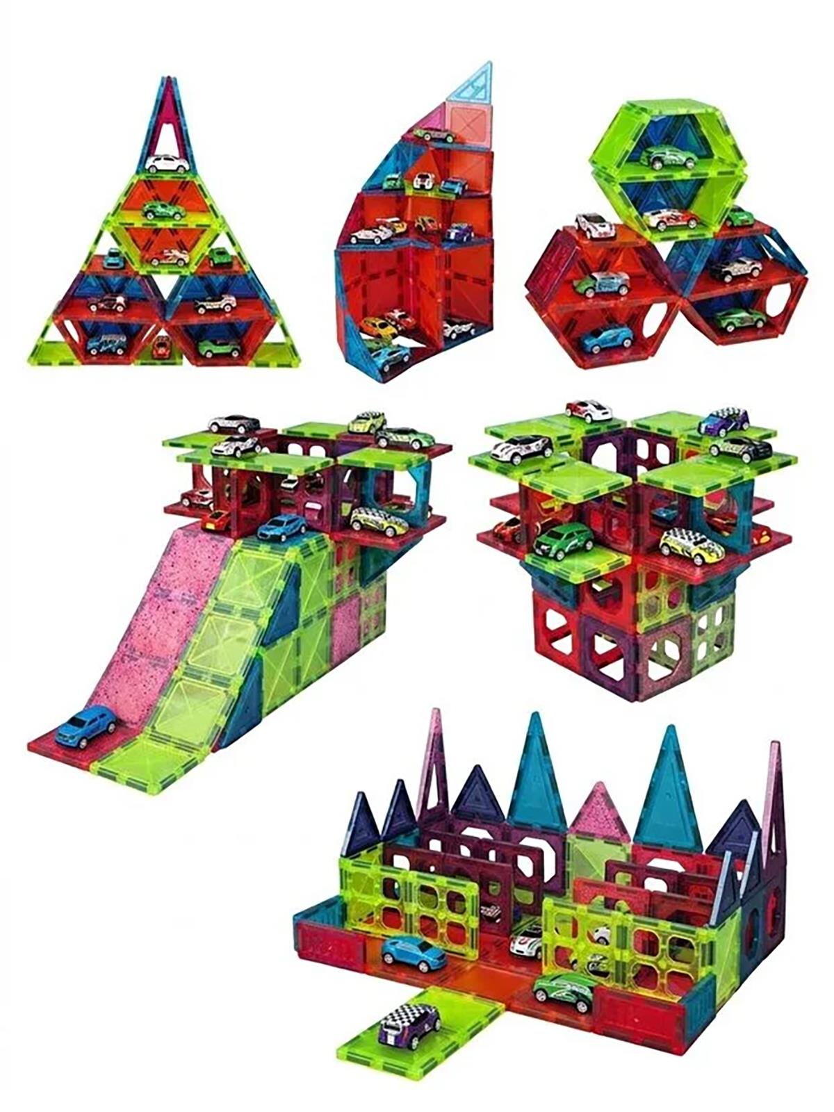 Magnetic Manyetik Bloklar 94 Parça 5.5 Cm