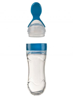 Babyjem Sıkmalı Mama Kaşığı - Mavi