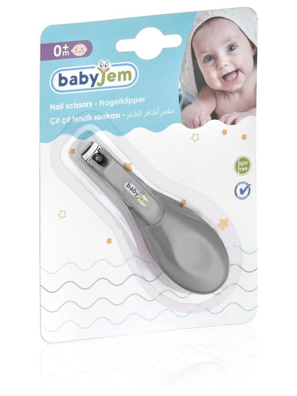 Babyjem Bebek Çıtçıt Tırnak Makası - Gri