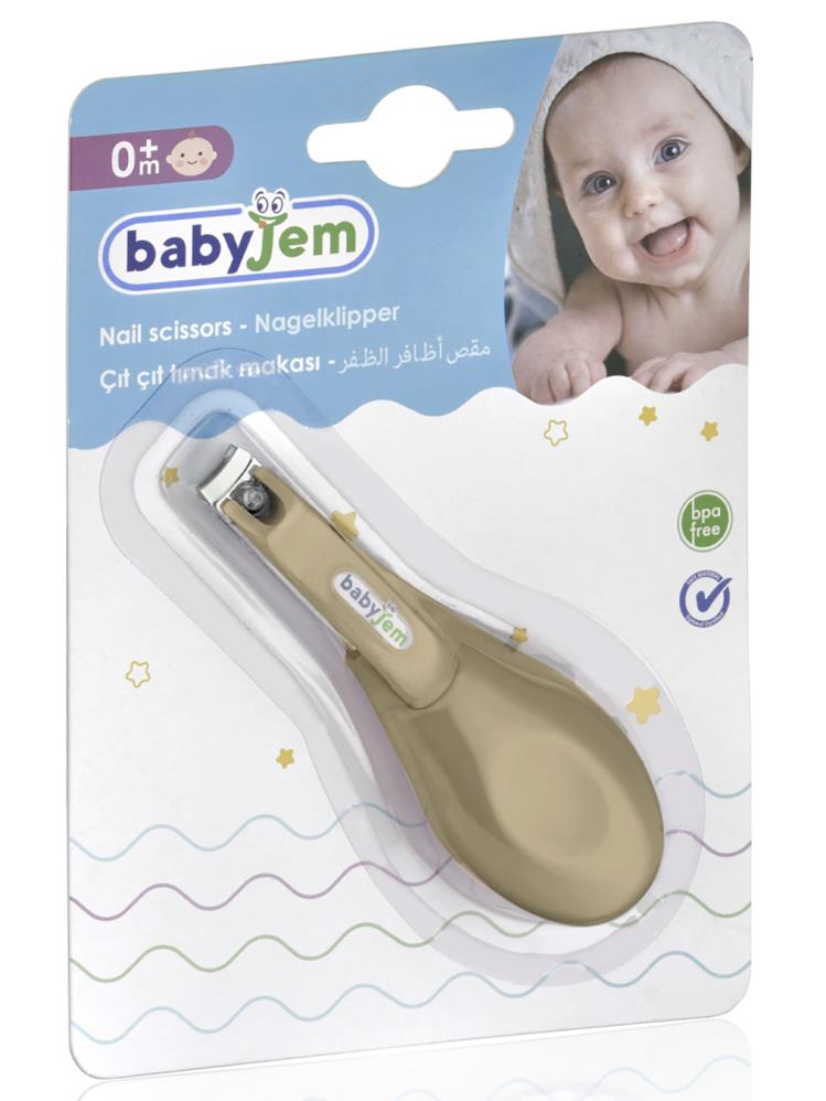 Babyjem Bebek Çıtçıt Tırnak Makası - Gri
