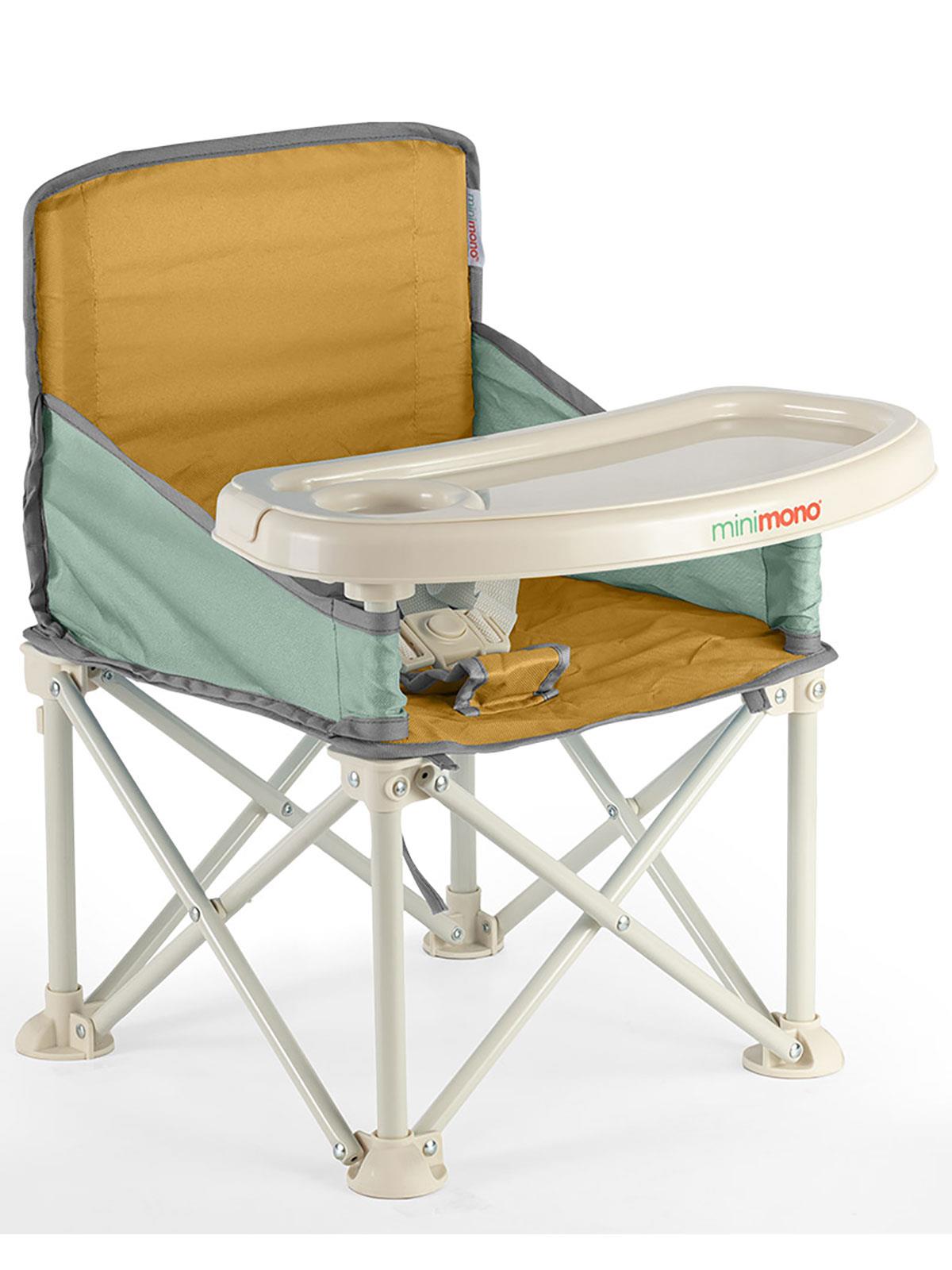 Minimono Büyük Boy Katlanır Portatif  Mama Sandalyesi - Sarı