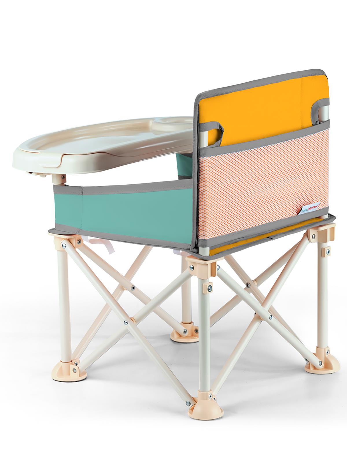 Minimono Büyük Boy Katlanır Portatif  Mama Sandalyesi - Sarı
