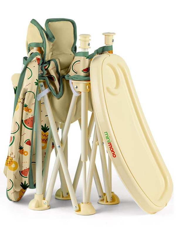 Minimono Tenteli Portatif  Mama Sandalyesi - Bej