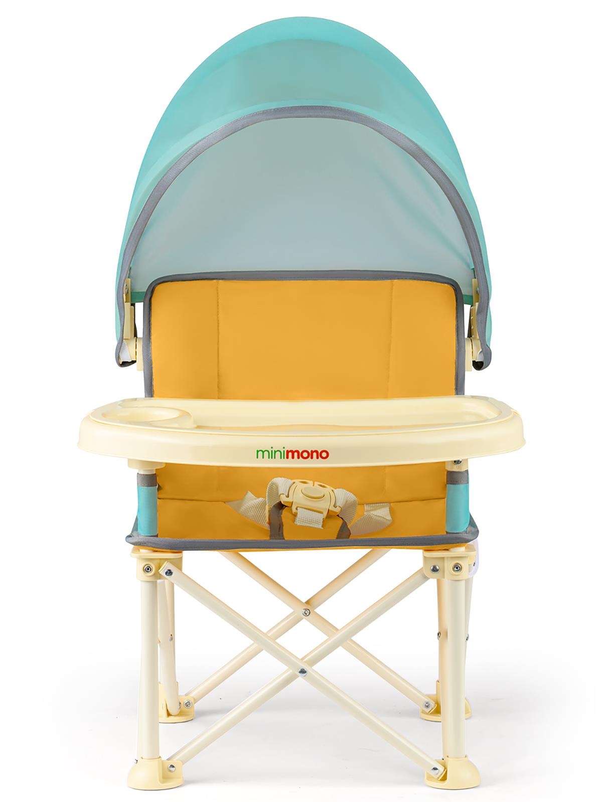 Minimono Tenteli Portatif  Mama Sandalyesi - Sarı