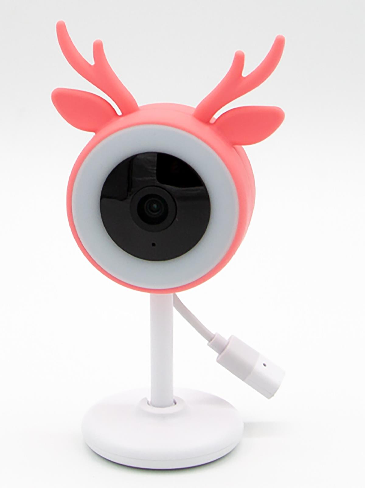 Neutron Geyik Figürlü 4mp Bebek İzleme Kamerası - Pembe