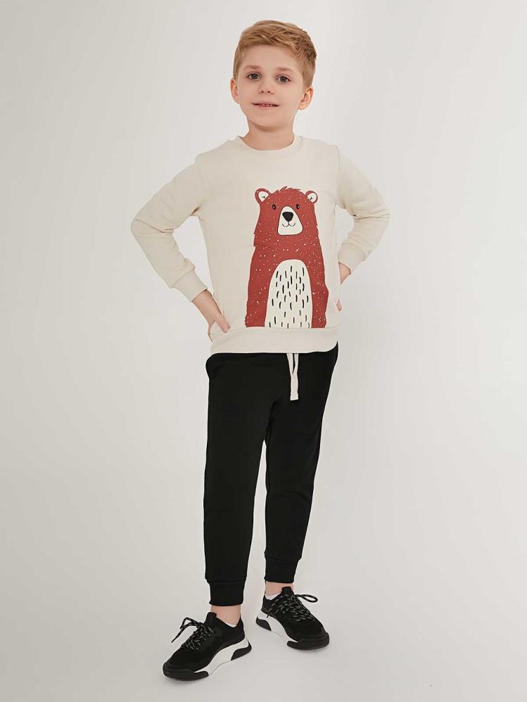 Roly Poly Erkek Çocuk 2-7 Yaş Eşofman Takımı - Bej
