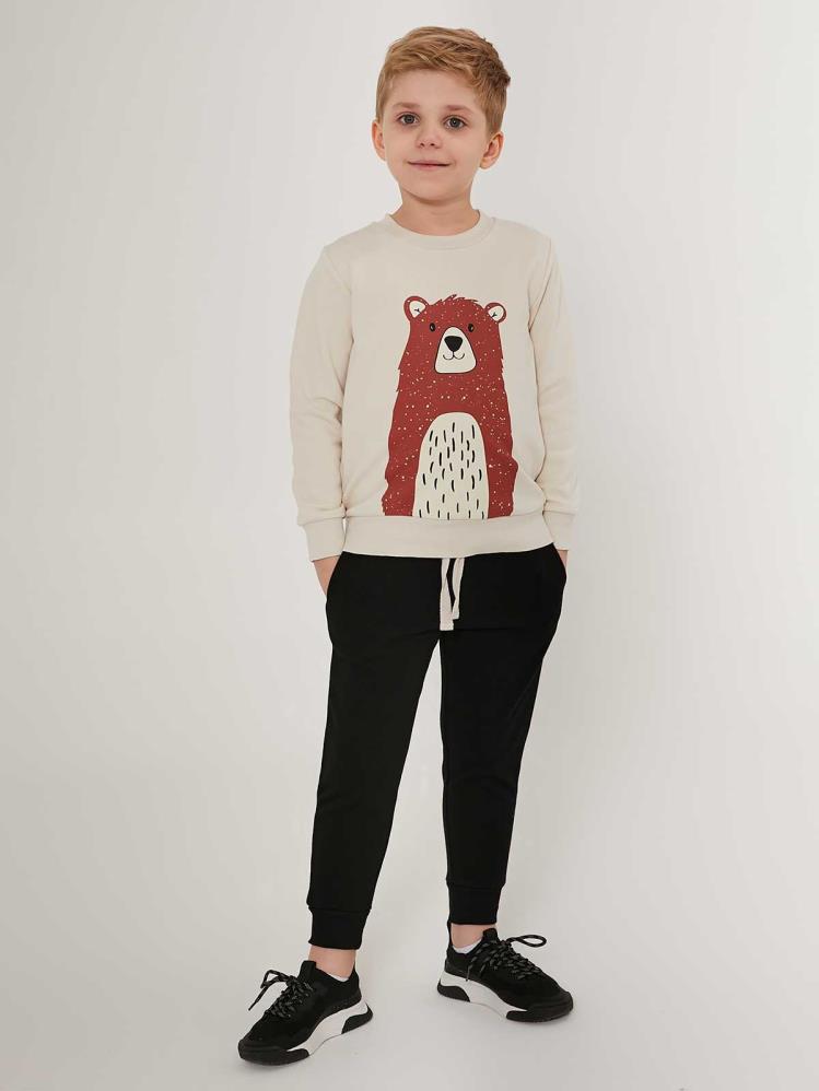 Roly Poly Erkek Çocuk 2-7 Yaş Eşofman Takımı - Bej