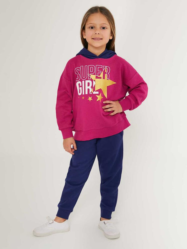 Roly Poly Kız Çocuk 2-7 Yaş Eşofman Takımı - Lila