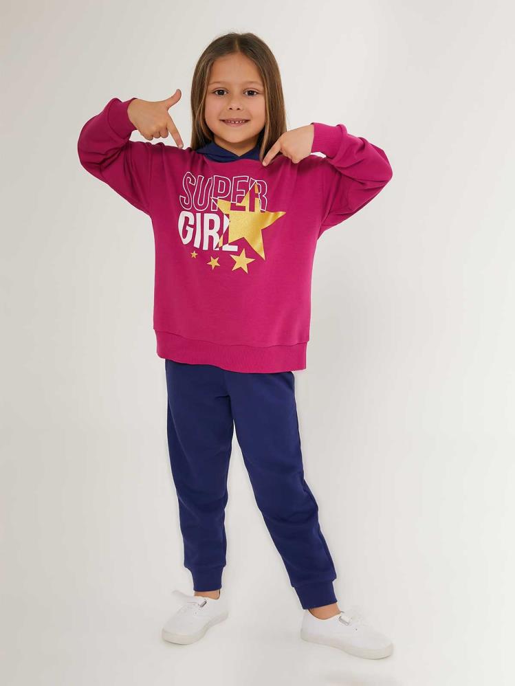 Roly Poly Kız Çocuk 2-7 Yaş Eşofman Takımı - Lila