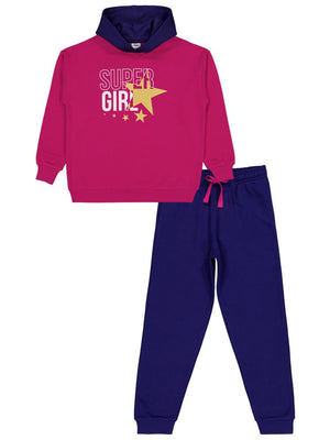 Roly Poly Kýz Çocuk 9-14 Yaþ Eþofman Takýmý - Lila