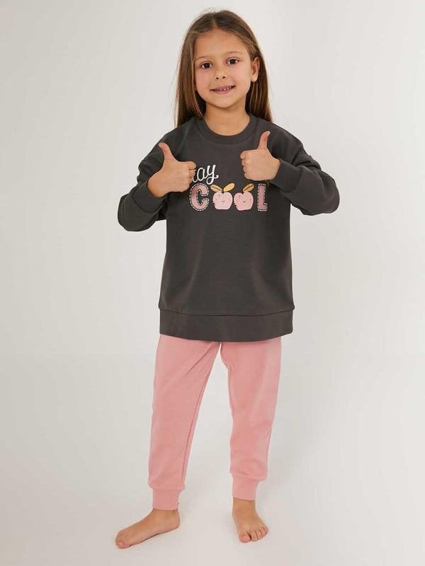 Roly Poly Kız Çocuk 2-7 Yaş Eşofman Takımı - Gri