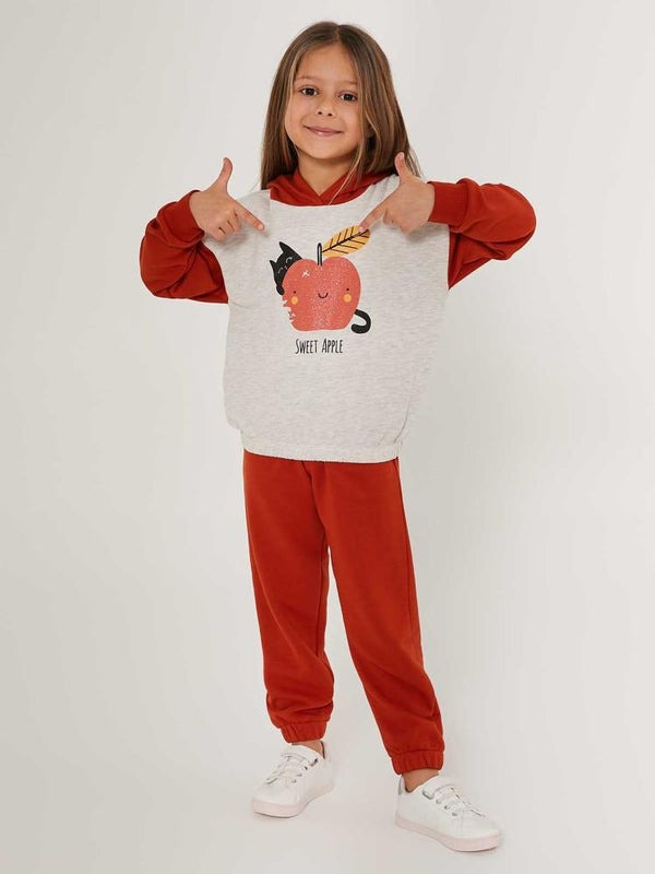 Roly Poly Kız Çocuk 2-7 Yaş Eşofman Takımı - Bej
