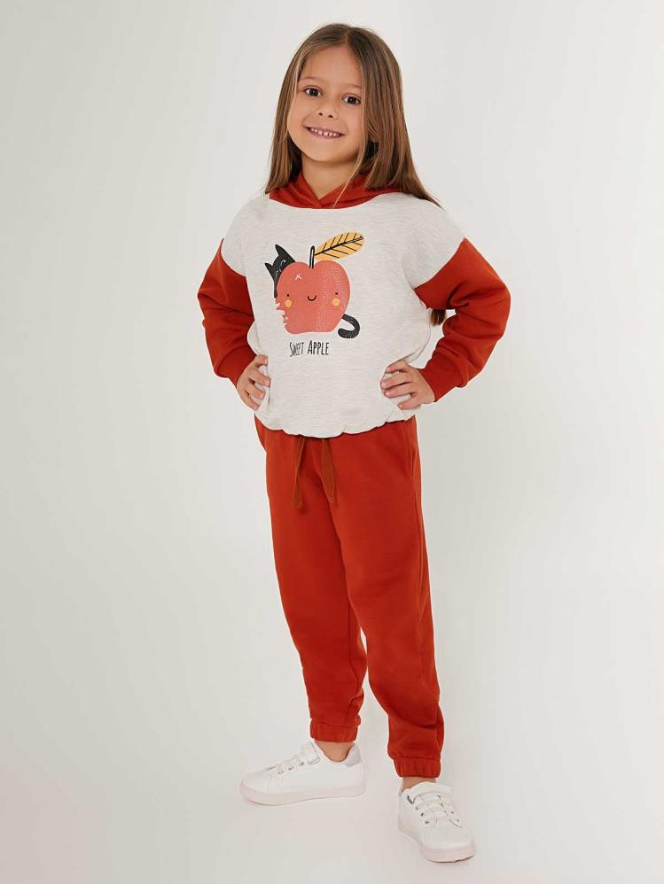 Roly Poly Kız Çocuk 2-7 Yaş Eşofman Takımı - Bej
