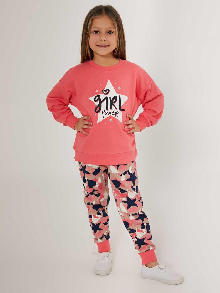 Roly Poly Kız Çocuk 2-7 Yaş Eşofman Takımı - Pembe