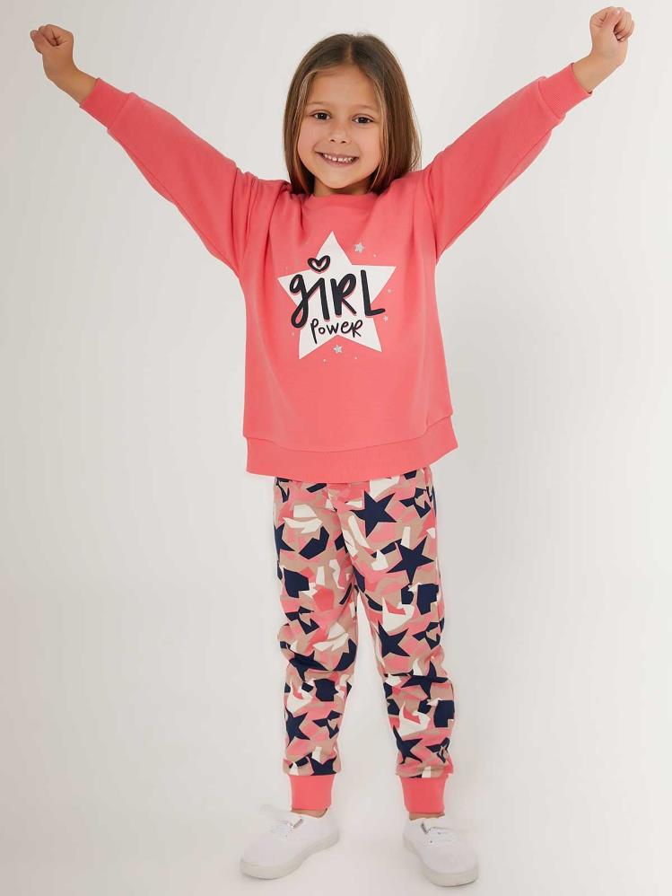 Roly Poly Kız Çocuk 2-7 Yaş Eşofman Takımı - Pembe