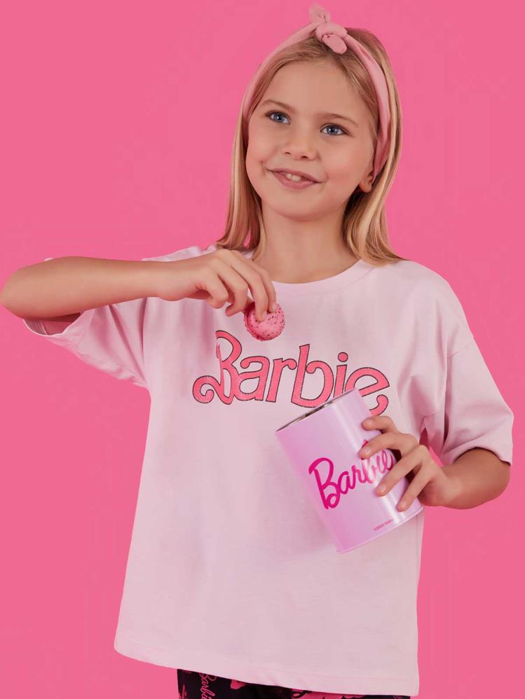 Roly Poly Barbıe Kız Çocuk İkili 3-7 Yaş Takım - Pembe