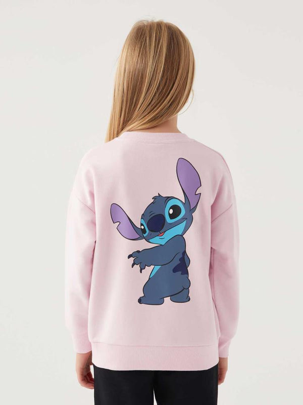 Roly Poly Stıtch Kız Çocuk 3-8 Yaş Sweatshirt - Pembe