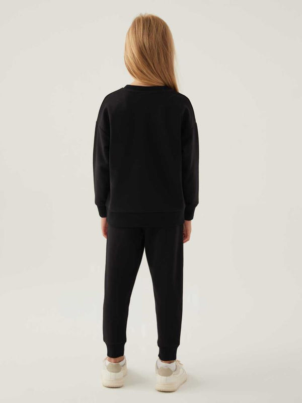 Roly Poly Barbıe Kız Çocuk 3-8 Yaş Eşofman Takımı - Siyah