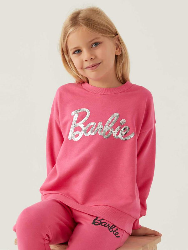 Roly Poly Barbıe Kız Garson 9-14 Yaş Sweatshirt - Fusya