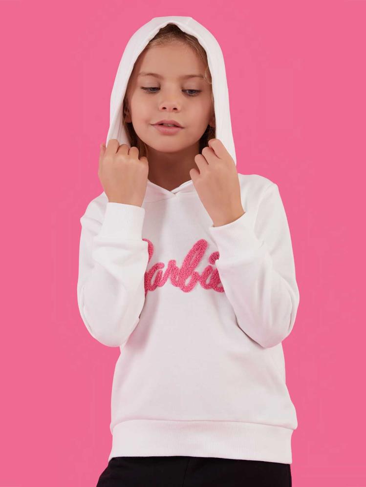 Roly Poly Barbıe Kız Çocuk 3-7 Yaş Sweatshirt - Bej