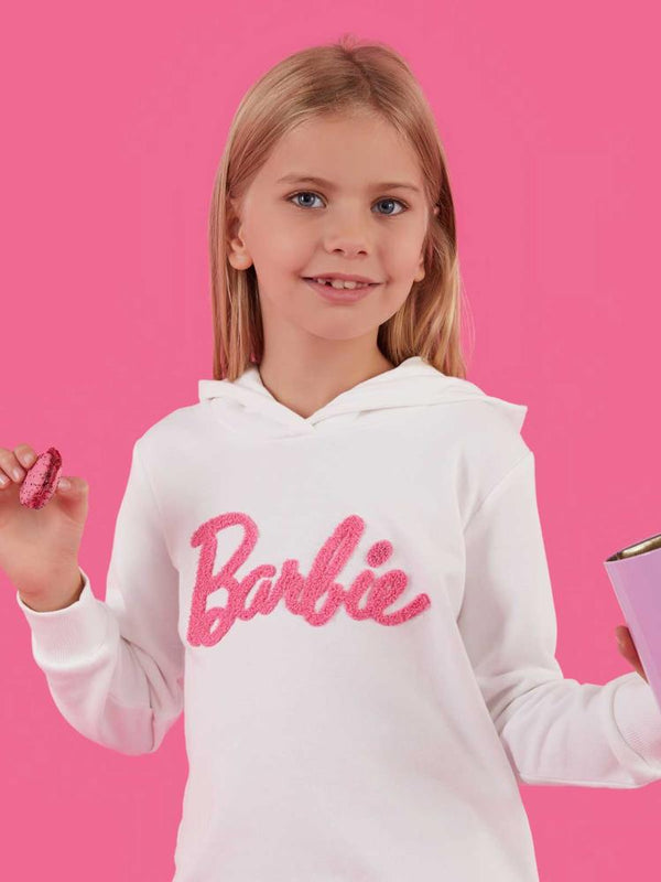 Roly Poly Barbıe Kız Çocuk 3-7 Yaş Sweatshirt - Bej