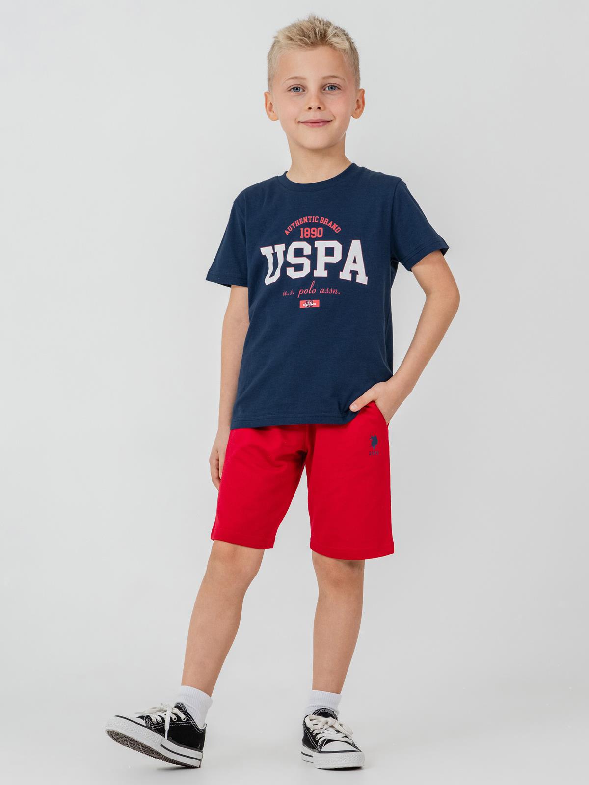 U.S. Polo Assn Kids 4-7 Yaş Takım - Mavi