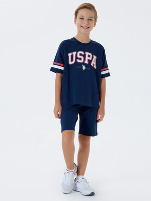 U.S. Polo Assn Kids 4-7 Yaş Takım - Lacivert