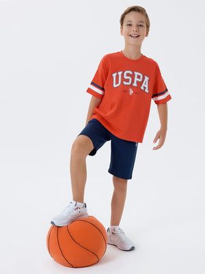 U.S. Polo Assn Kids 4-7 Yaş Takım - Kırmızı