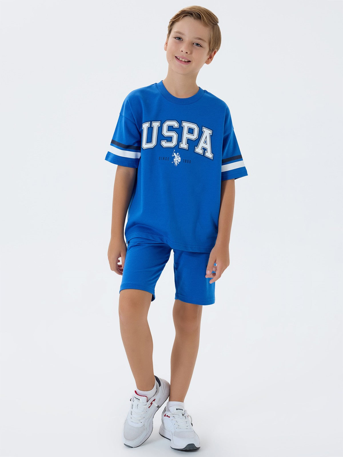 U.S. Polo Assn Kids 4-7 Yaş Takım - Mavi