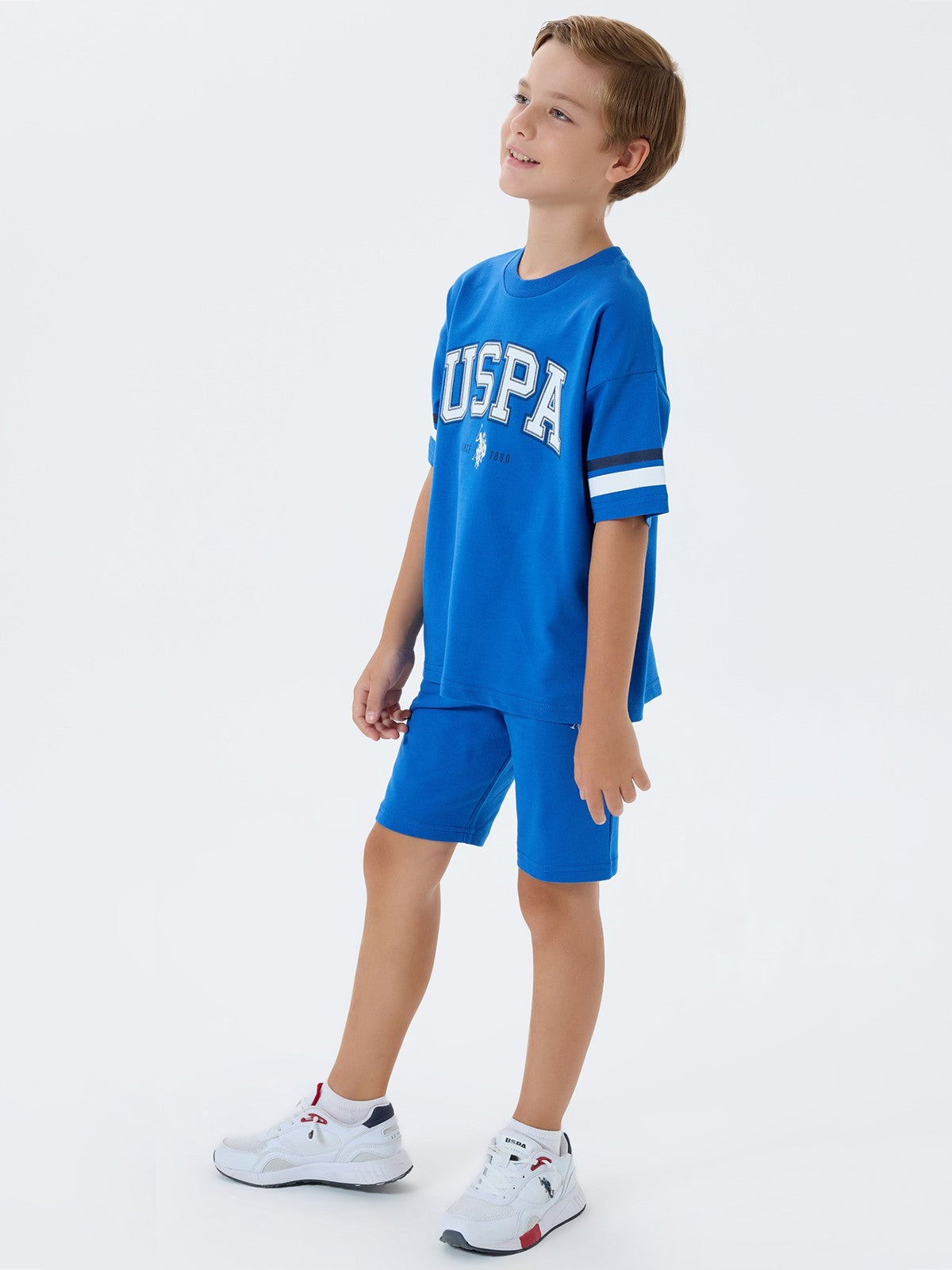 U.S. Polo Assn Kids 9-14 Yaş Takım - Mavi
