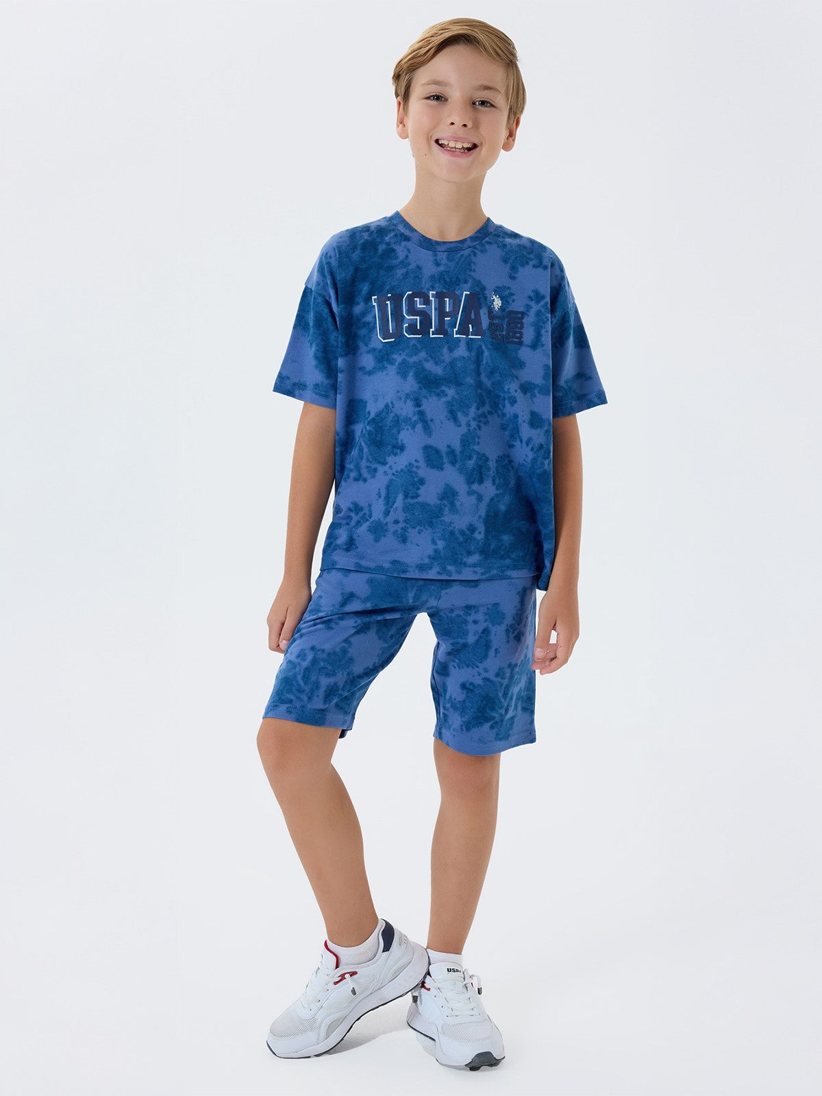 U.S. Polo Assn Kids 4-7 Yaş Takım - Mavi