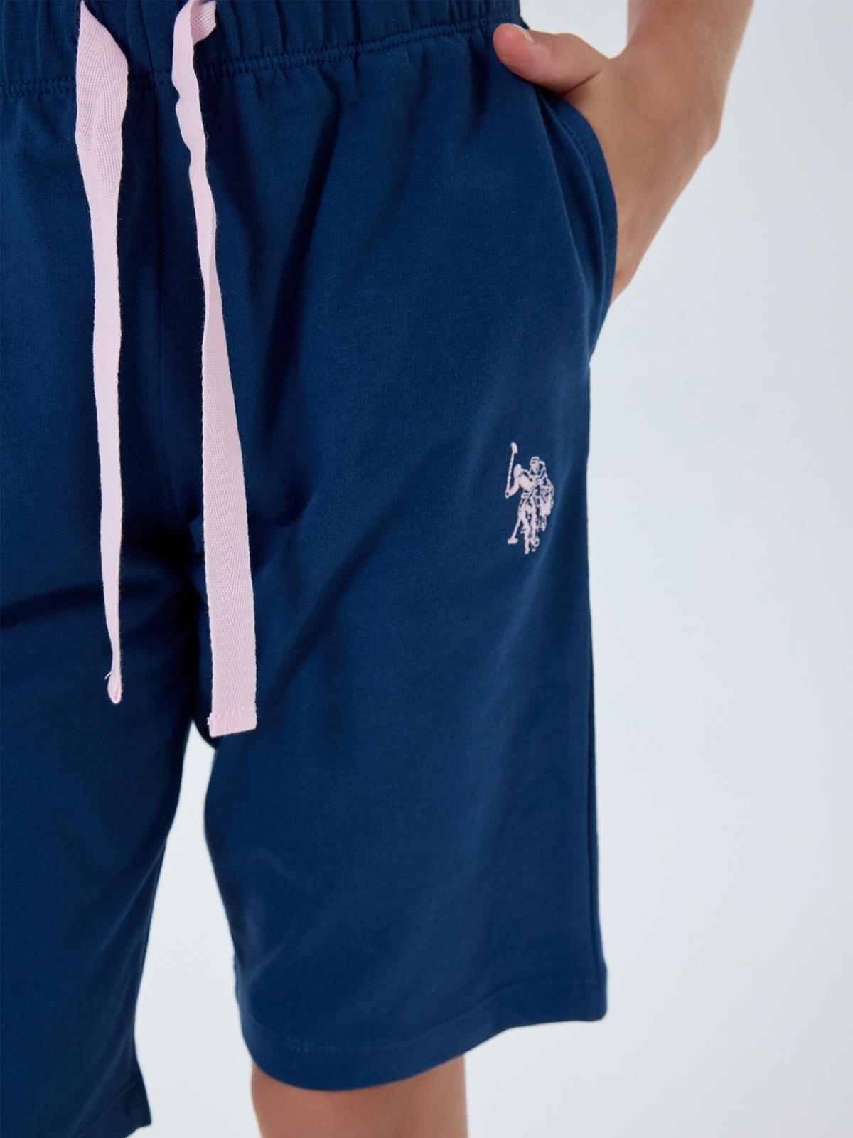 U.S. Polo Assn Kids 4-7 Yaş Takım - Pembe