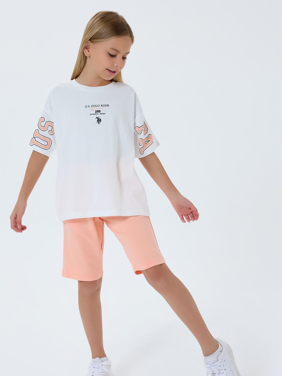 U.S. Polo Assn Kids 4-7 Yaş Takım - Beyaz