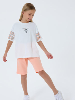 U.S. Polo Assn Kids 4-7 Yaş Takım - Beyaz
