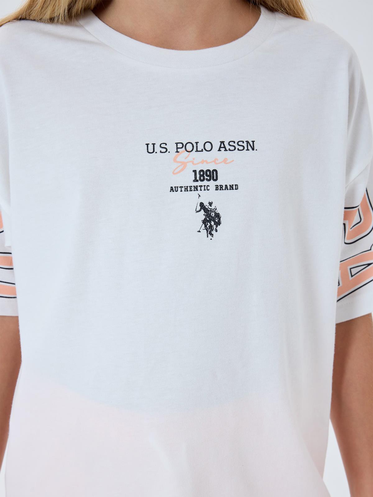 U.S. Polo Assn Kids 4-7 Yaş Takım - Beyaz
