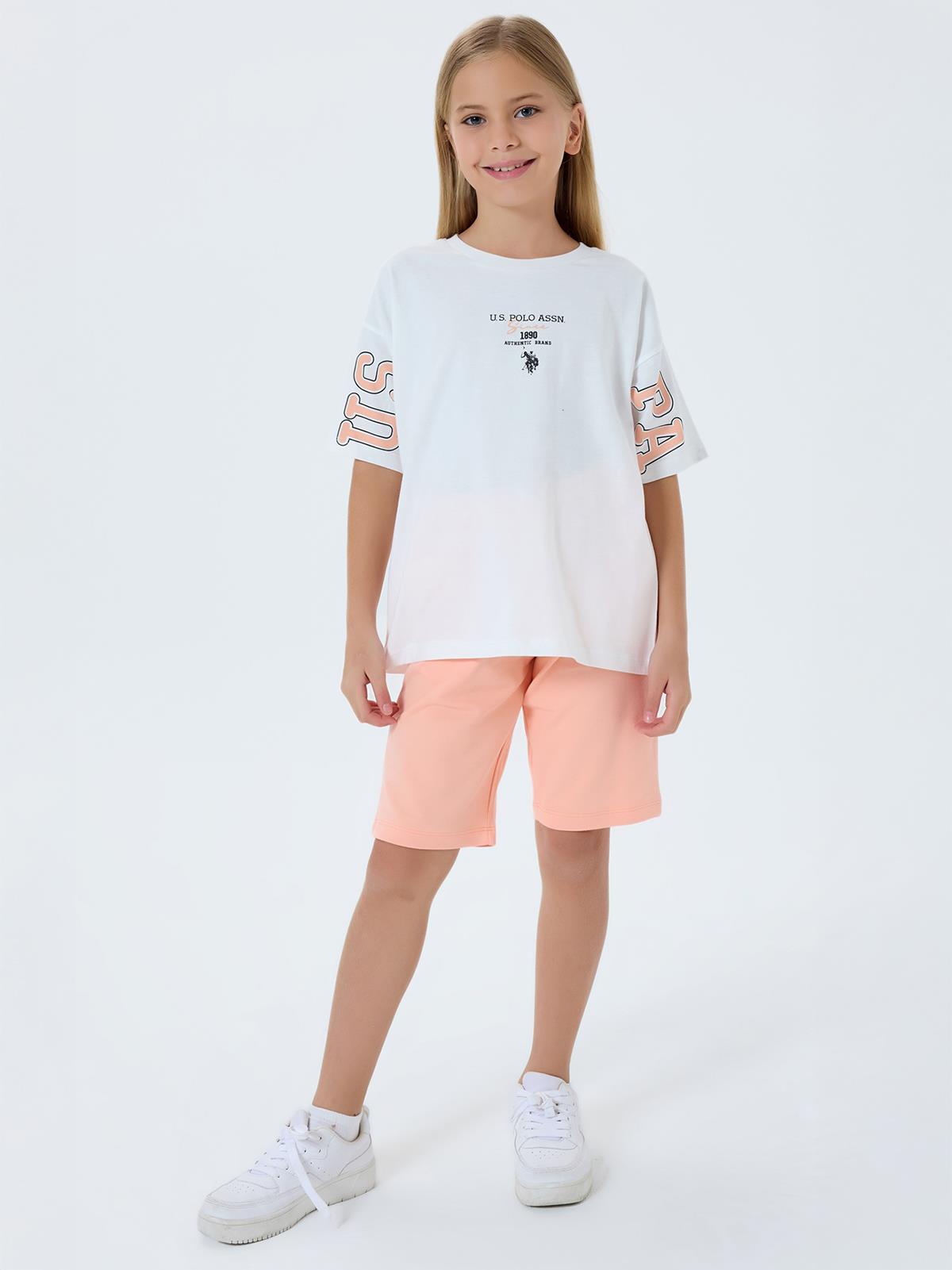 U.S. Polo Assn Kids 4-7 Yaş Takım - Beyaz