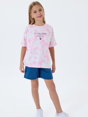 U.S. Polo Assn Kids 4-7 Yaş Takım - Pembe