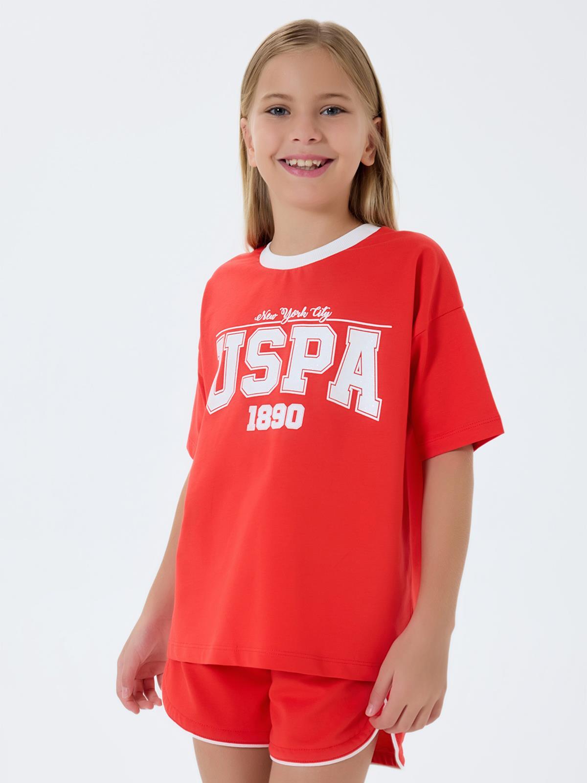 U.S. Polo Assn Kids 9-14 Yaş Takım - Kırmızı