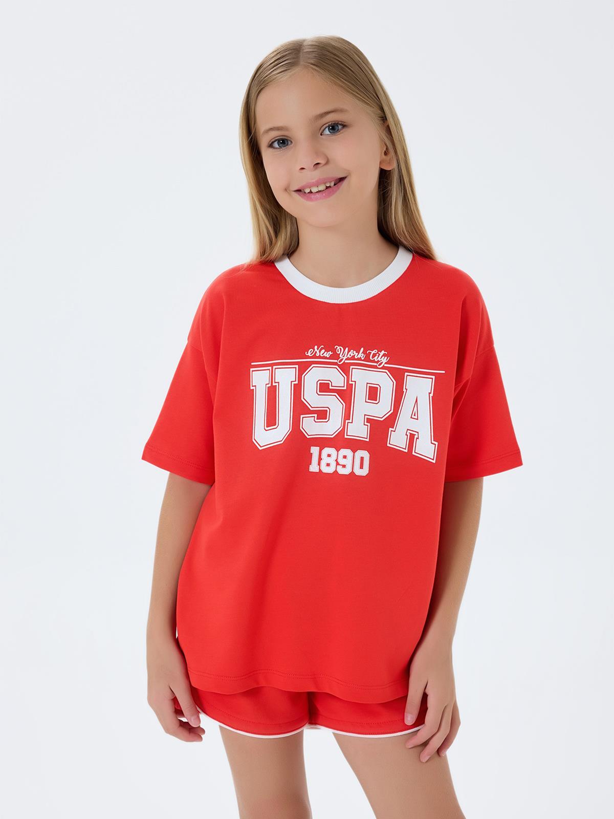 U.S. Polo Assn Kids 9-14 Yaş Takım - Kırmızı