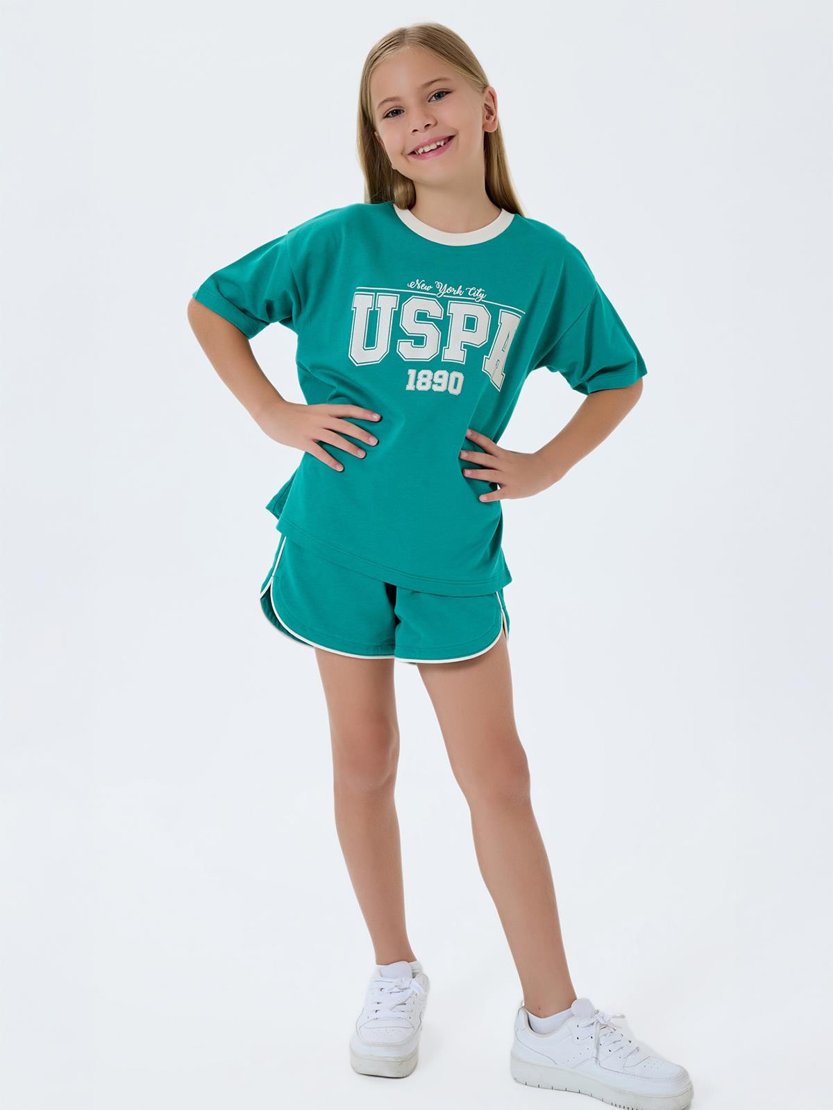 U.S. Polo Assn Kids 4-7 Yaş Takım - Yeşil