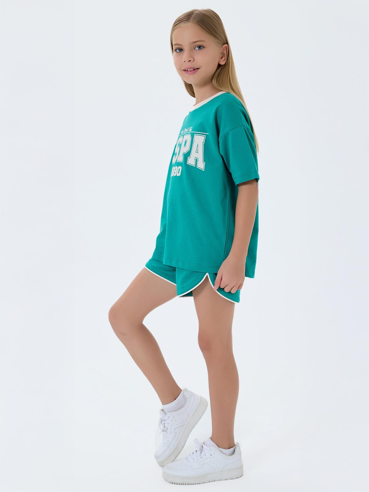 U.S. Polo Assn Kids 4-7 Yaş Takım - Yeşil