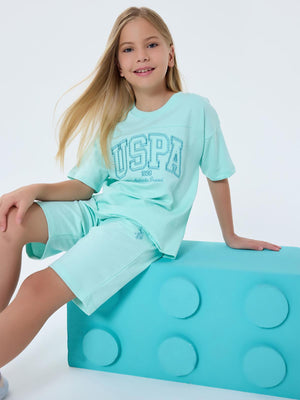 U.S. Polo Assn Kids 9-14 Yaş Takım - Yeşil