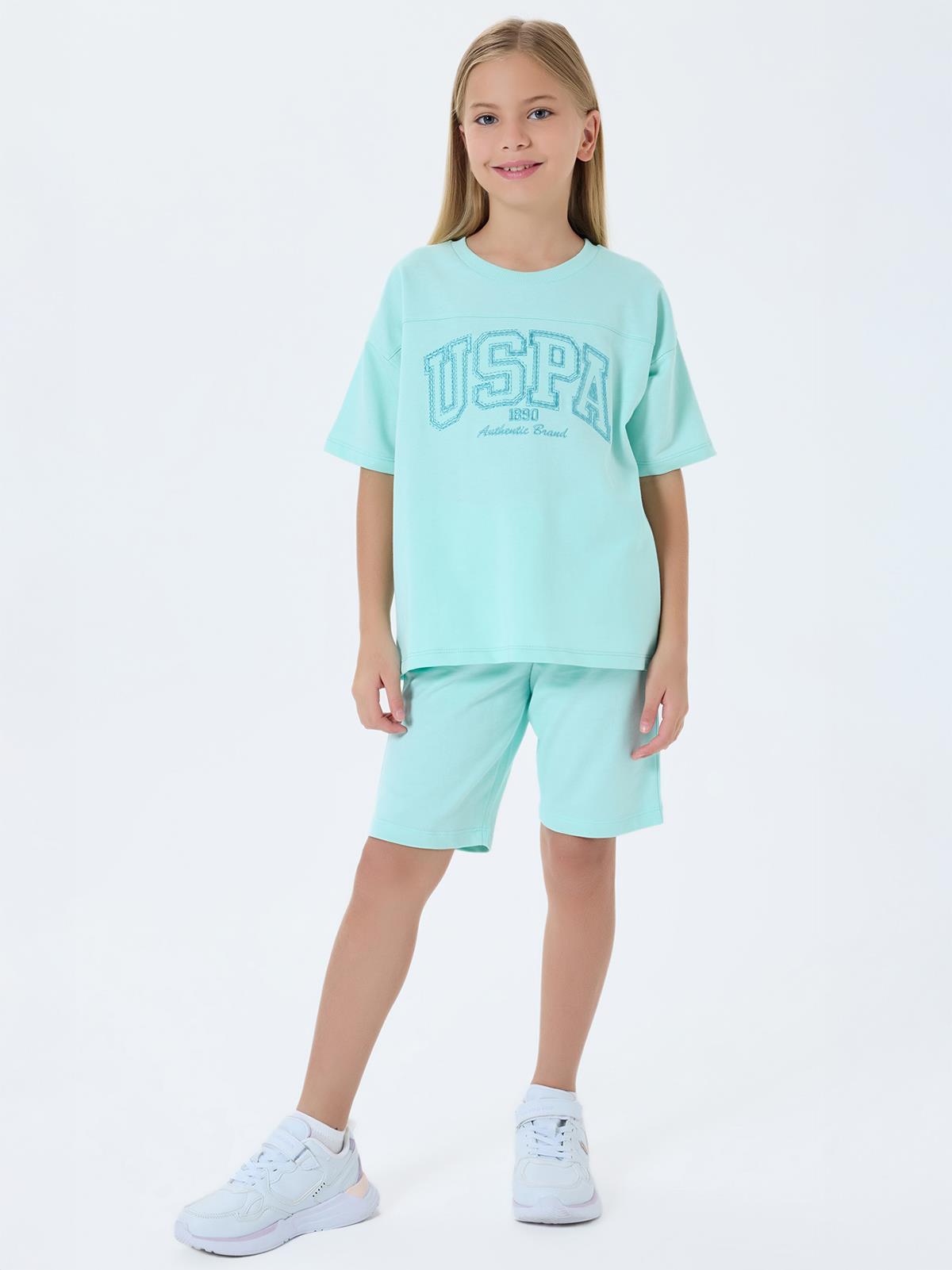 U.S. Polo Assn Kids 9-14 Yaş Takım - Yeşil