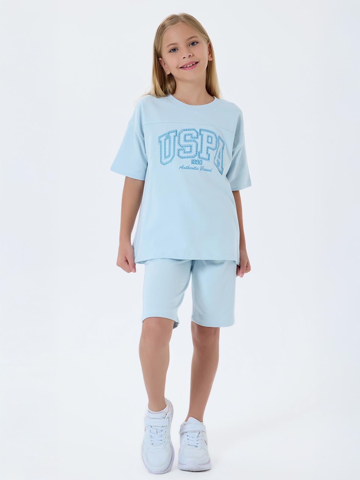 U.S. Polo Assn Kids 4-7 Yaş Takım - Mavi