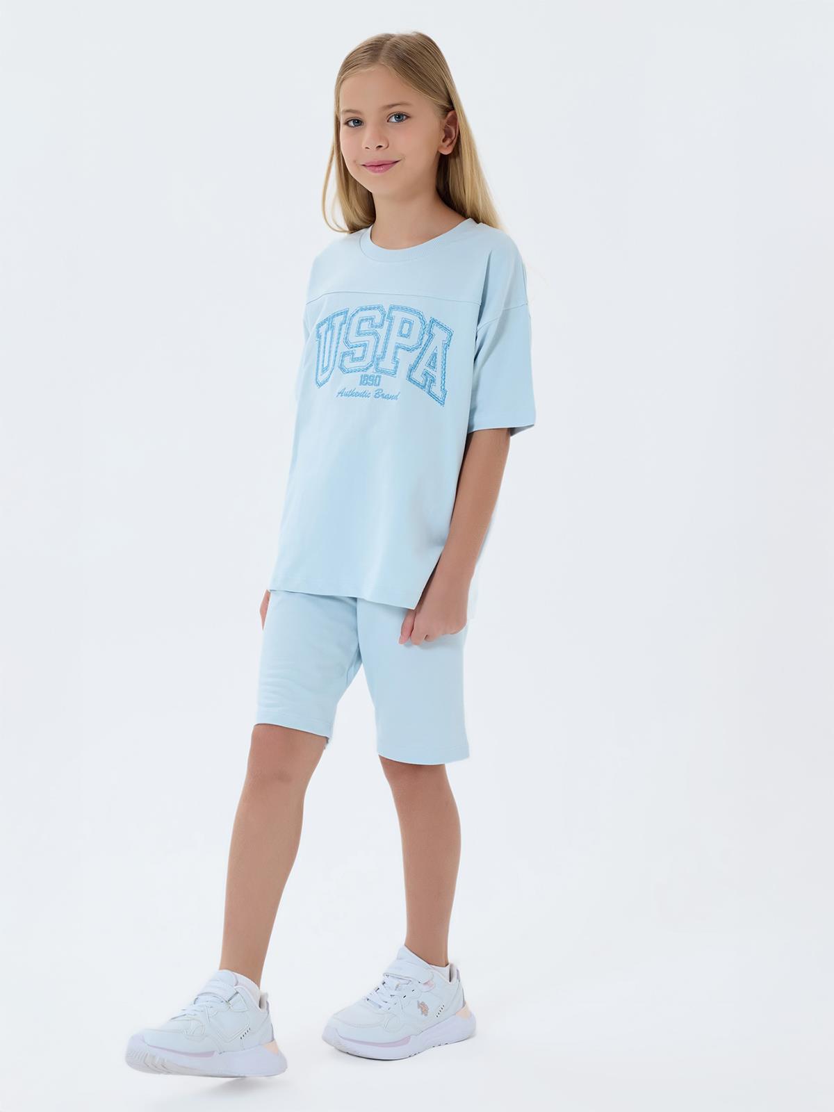 U.S. Polo Assn Kids 9-14 Yaş Takım - Mavi