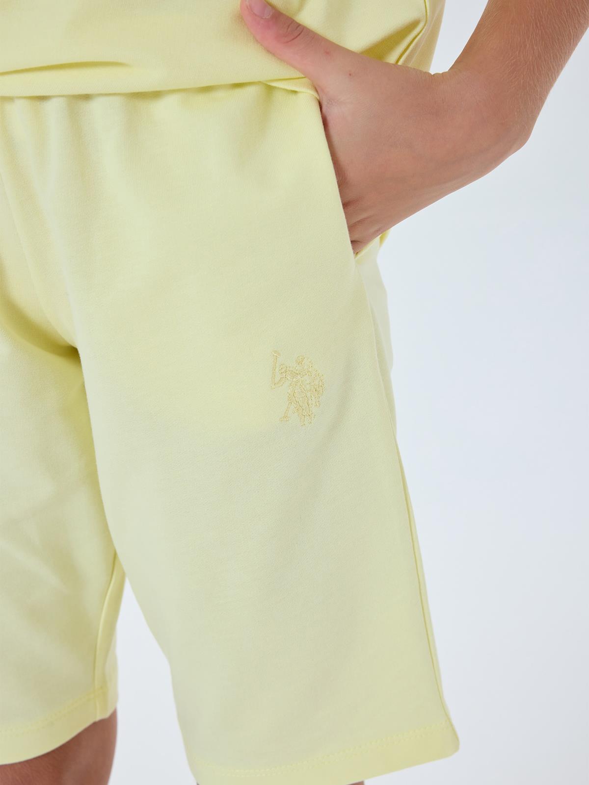 U.S. Polo Assn Kids 9-14 Yaş Takım - Sarı
