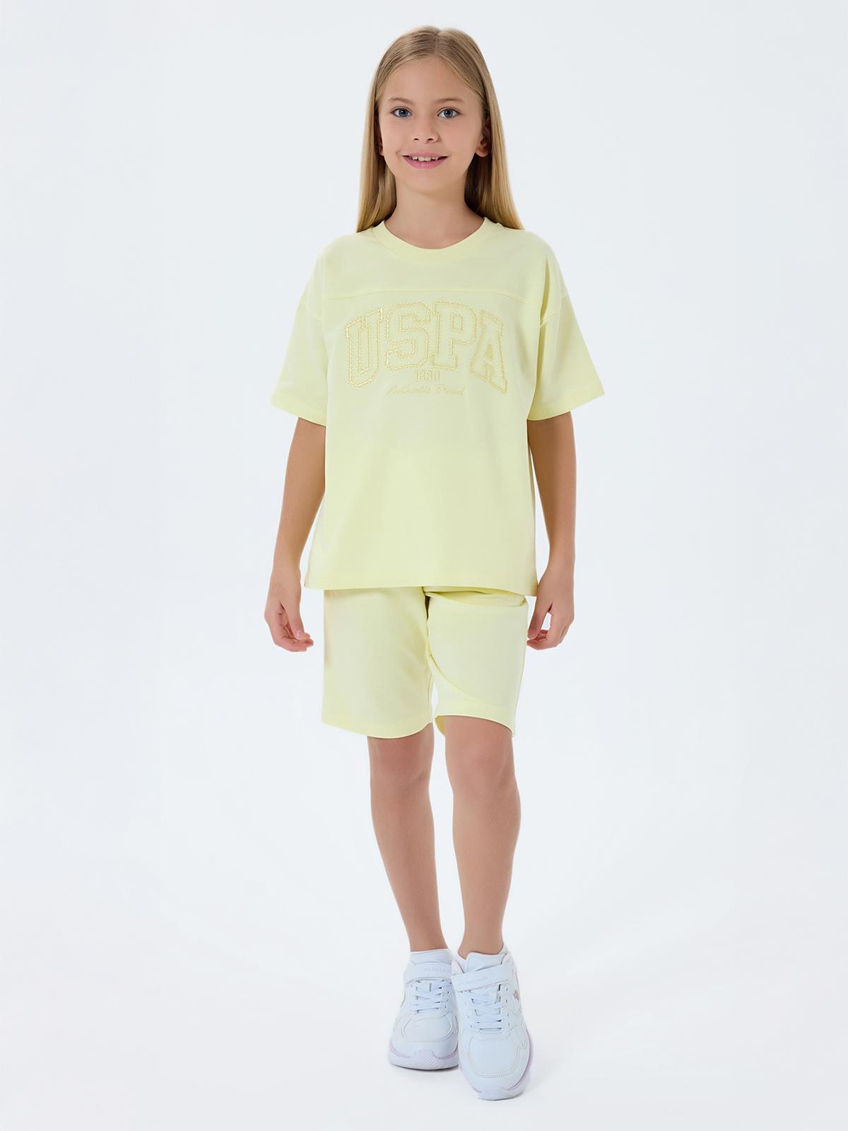 U.S. Polo Assn Kids 9-14 Yaş Takım - Sarı
